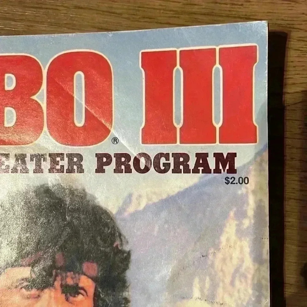 Vintage Rambo III Theater Program - Picture 10 of 11